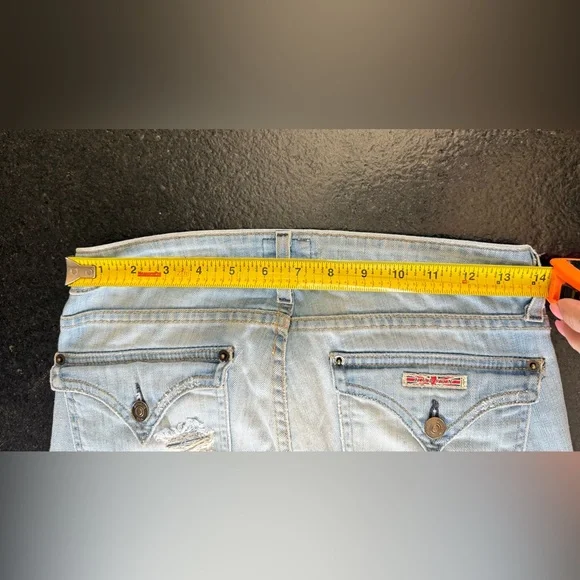 Hudson Farris Flare Light Blue Jeans Size 26 - Picture 8 of 16
